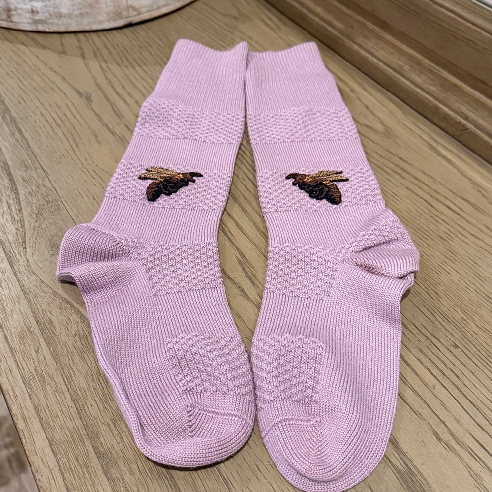 Gucci Socks with Bee Embroidery NWOT
